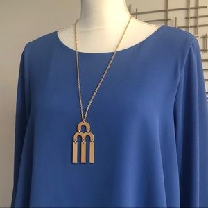 J Crew Tuning Fork Necklace 🆕